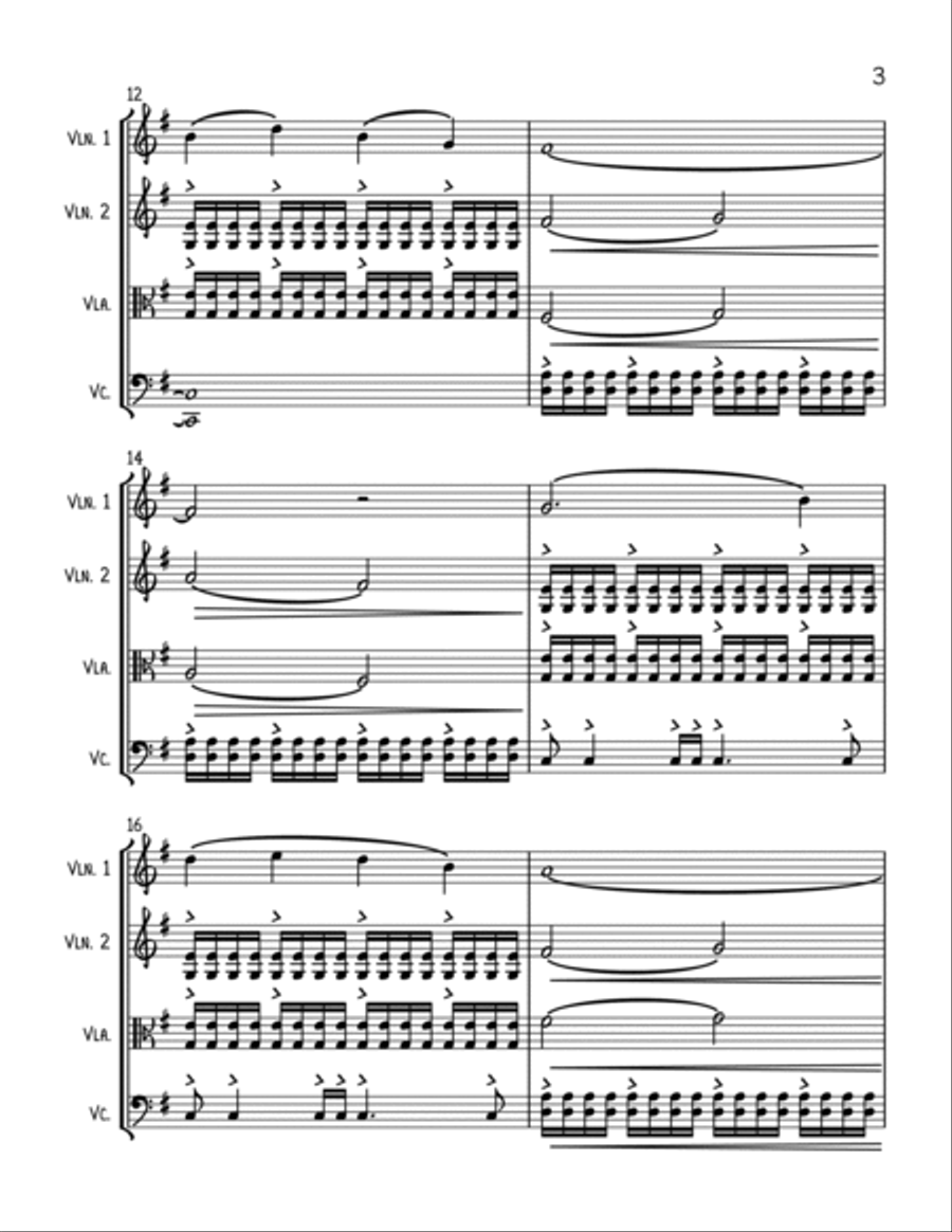 Bridgerton Theme Bridgerton Theme String Trio scores gallery preview page 3
