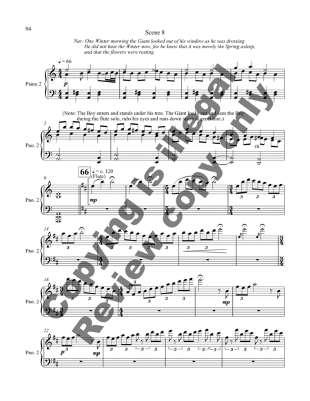 The Selfish Giant (A Children's Opera) (Piano/Vocal Score)