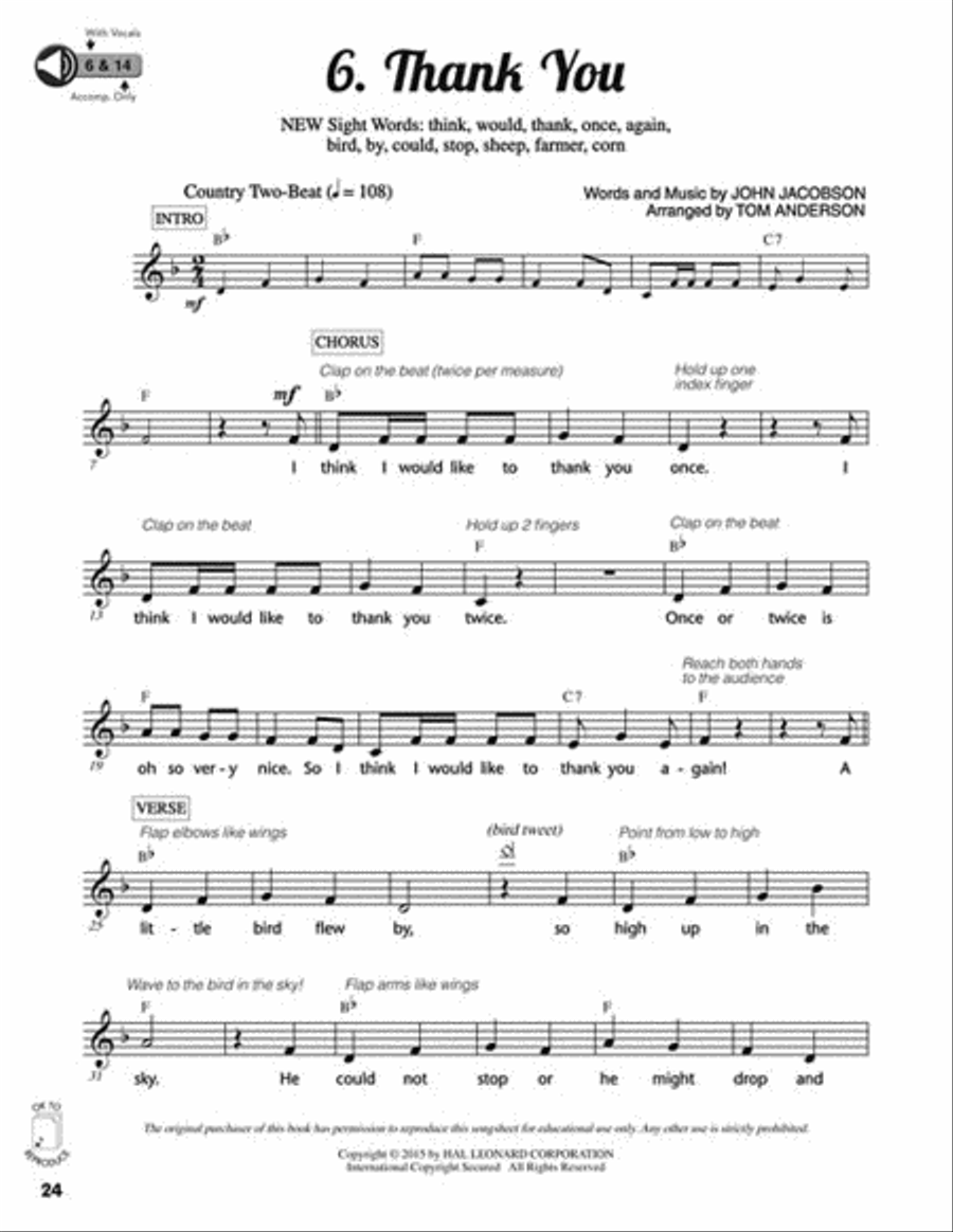 Sight Word Soup - Essential Learning through Music, Movement and Interactive Technology Choir scores gallery preview page 7