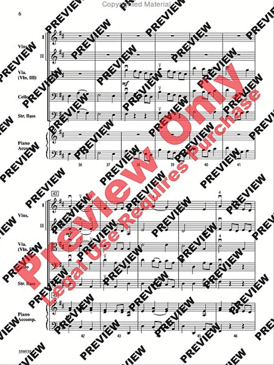 A Bach Fest A Bach Fest String Orchestra scores gallery preview page 7
