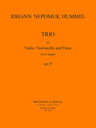 Piano Trio in G major Op. 35