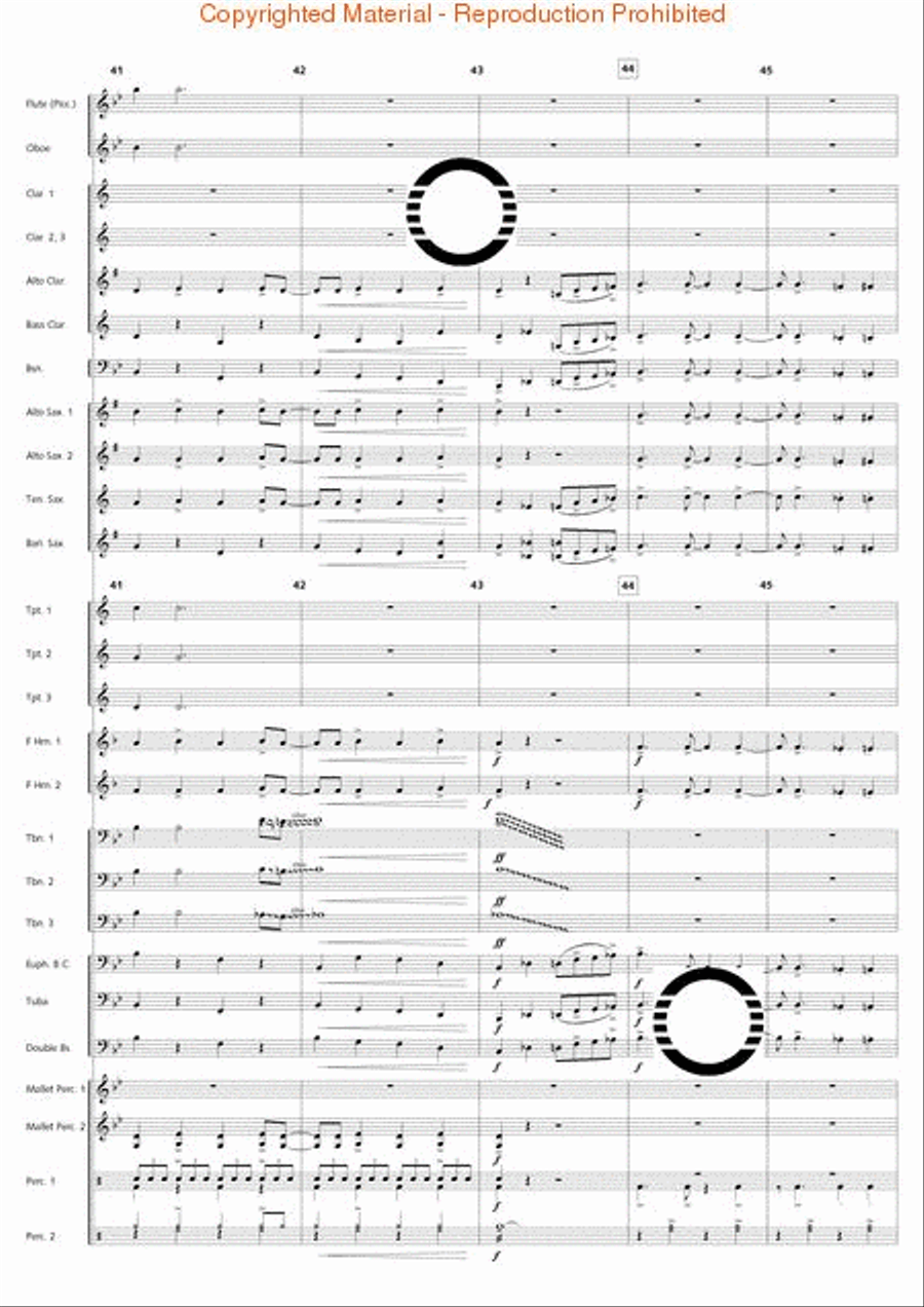 All Aboard! Concert Band scores gallery preview page 10