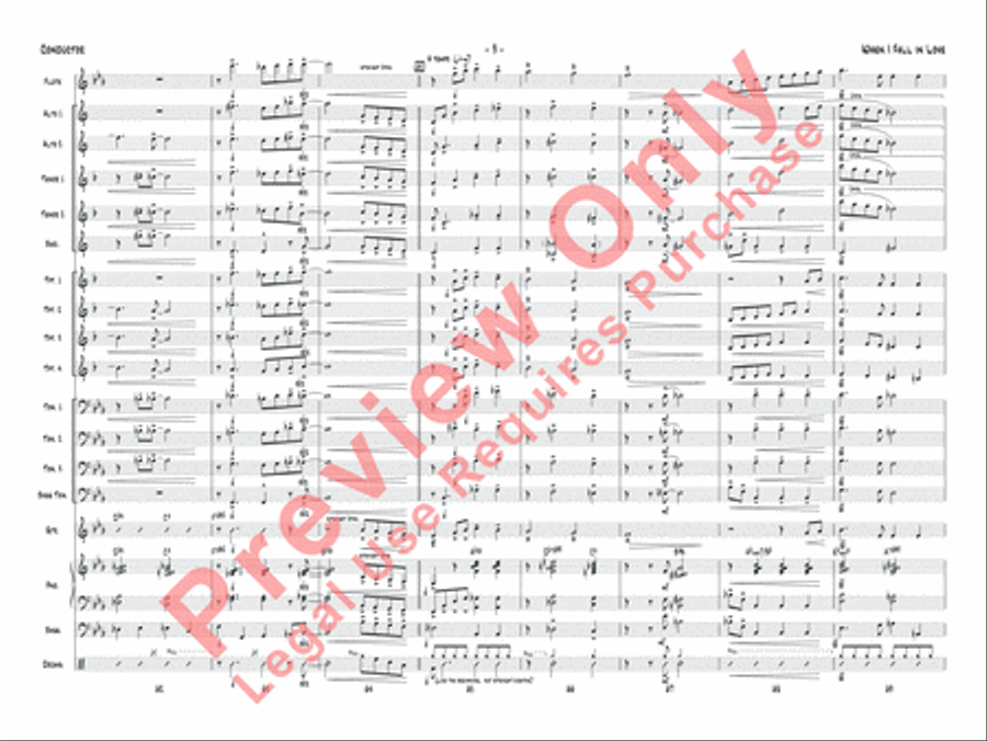 When I Fall in Love Jazz Ensemble scores gallery preview page 12