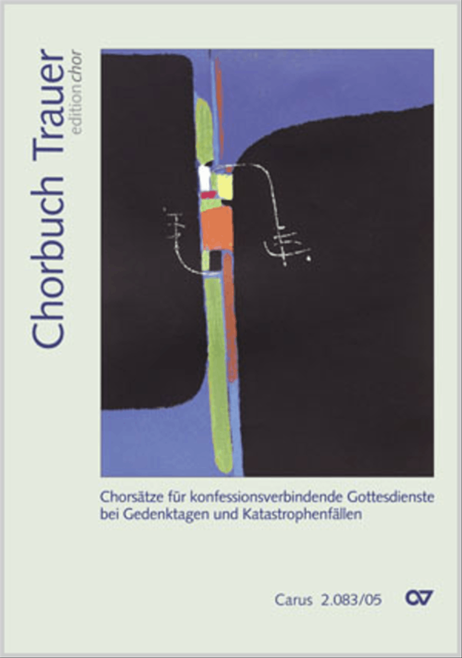 Chorbuch Trauer - editionchor Choir scores gallery preview page 1
