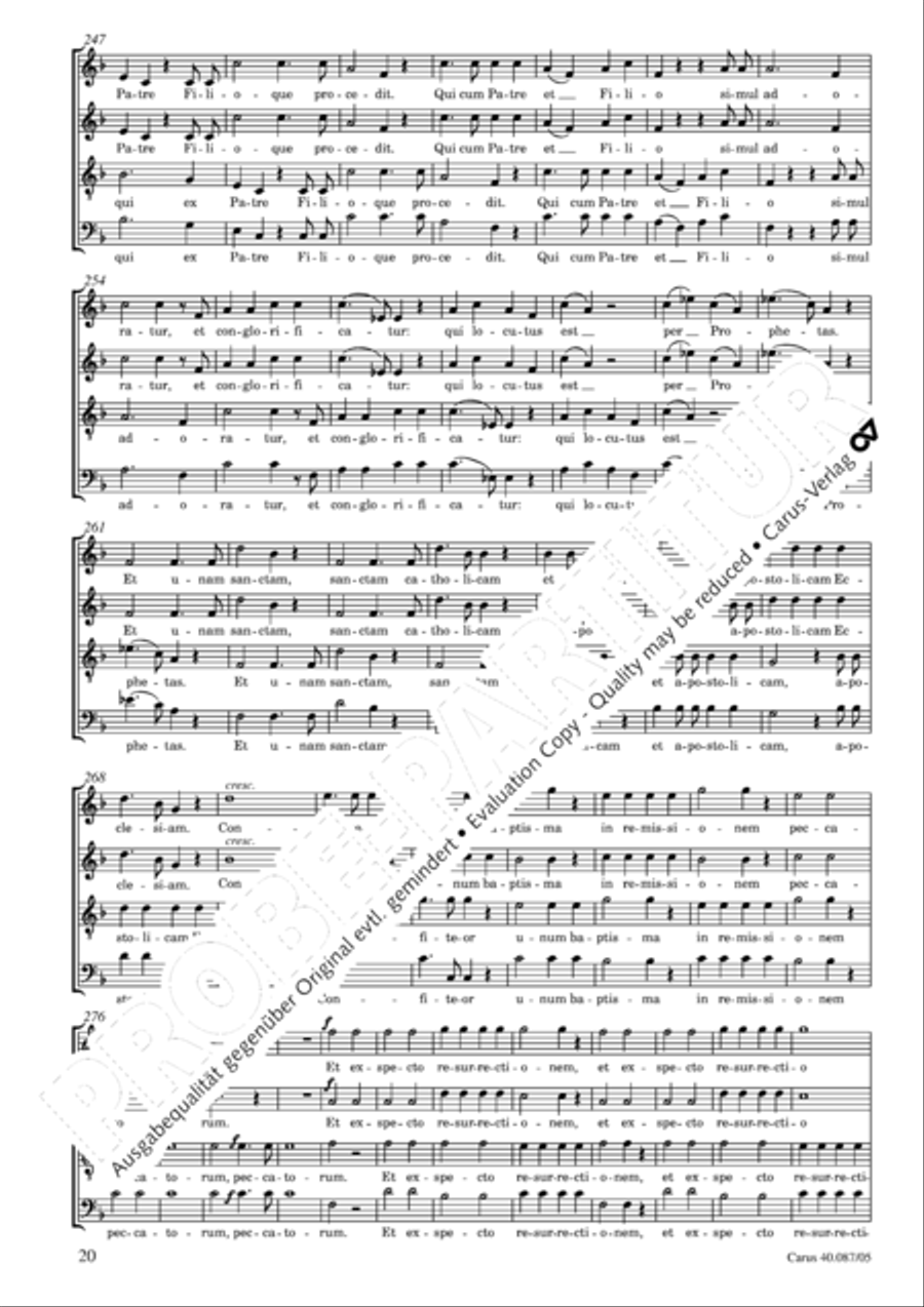 Messe solenelle in G 4-Part scores gallery preview page 21
