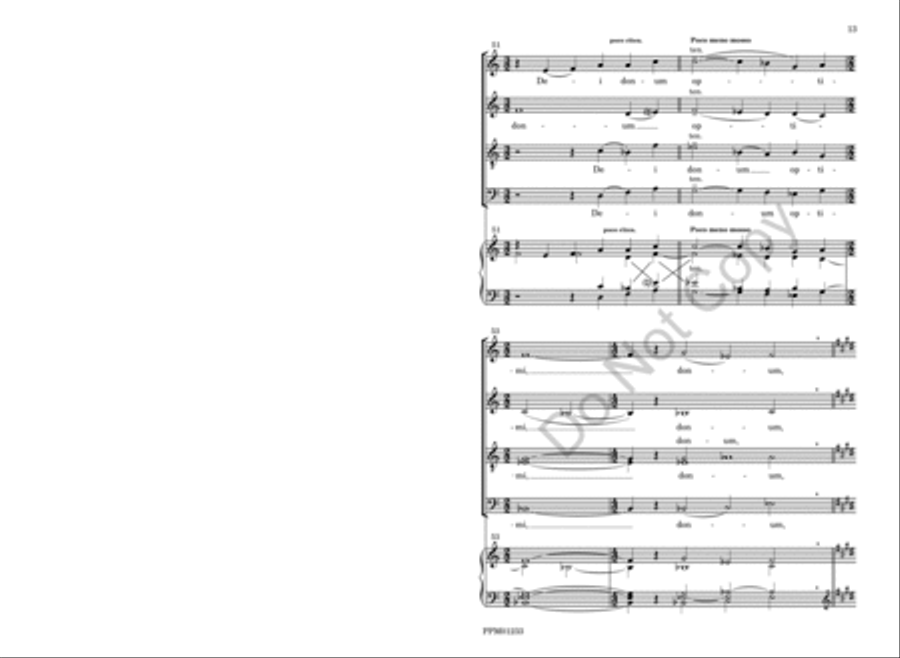 Musica Dei Donum Optimi Musica Dei Donum Optimi 4-Part scores gallery preview page 16