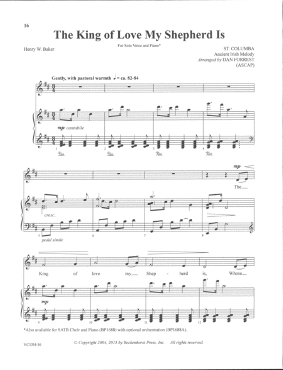 Sacred Solos of Dan Forrest - high voice High Voice scores gallery preview page 6