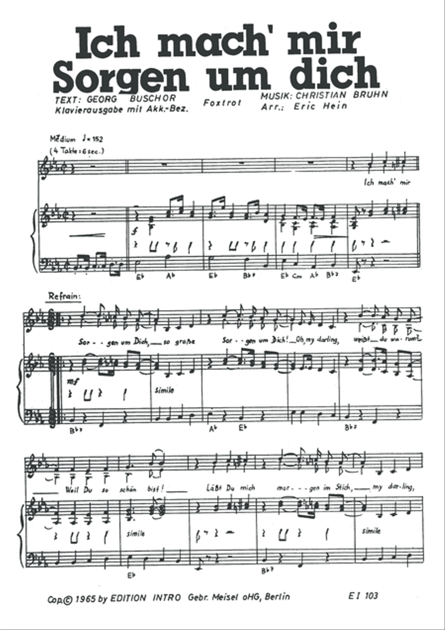 Ich mach' mir Sorgen um dich Voice scores gallery preview page 3