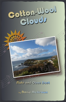 Book cover for Cotton Wool Clouds for Flute and Oboe Duet