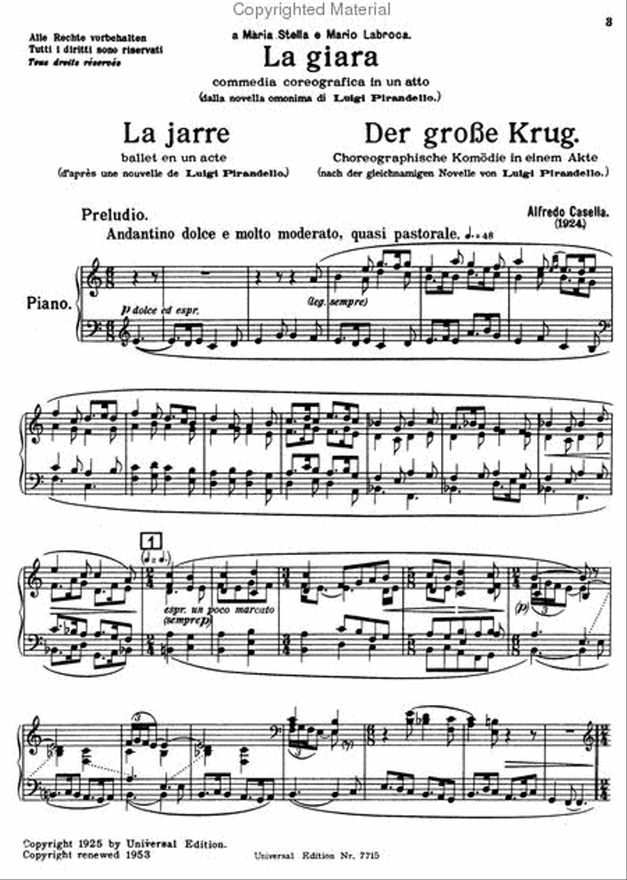 Giara, Piano Score Giara, Piano Score Piano scores gallery preview page 2