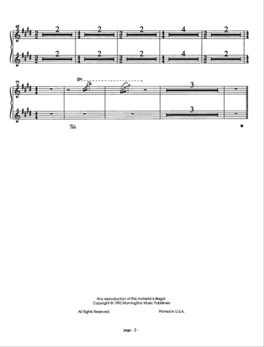 Lo, How a Rose E'er Blooming Choir scores gallery preview page 2