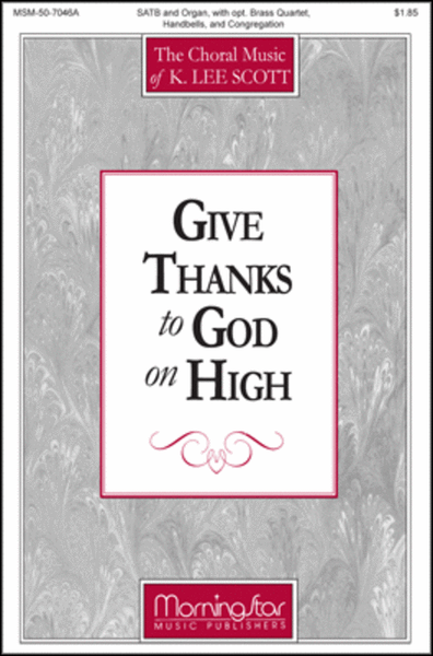 Give Thanks to God on High image number null