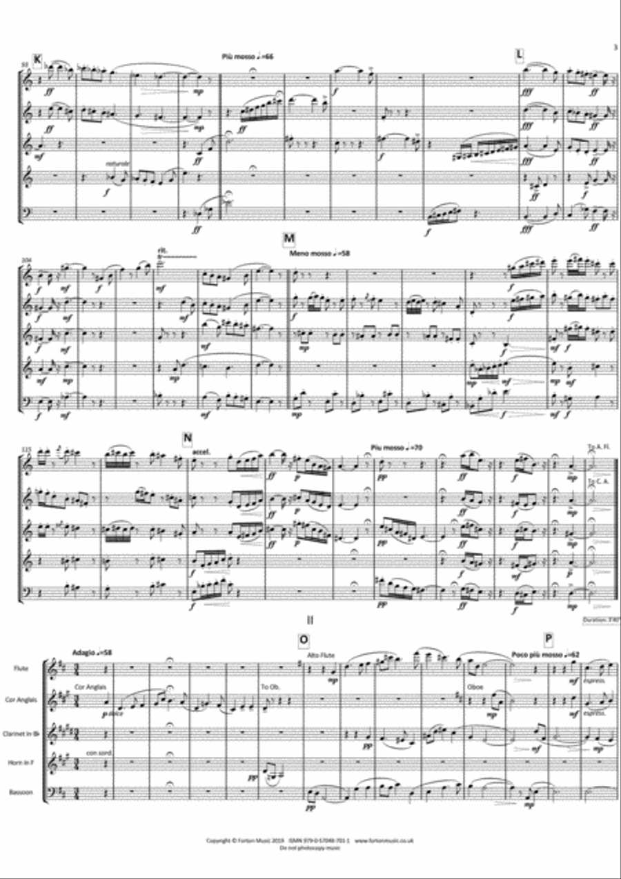 2 Pastoral Moods Bassoon scores gallery preview page 3