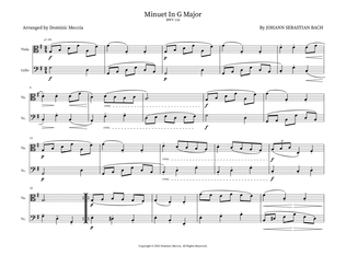 Book cover for Minuet In G Major