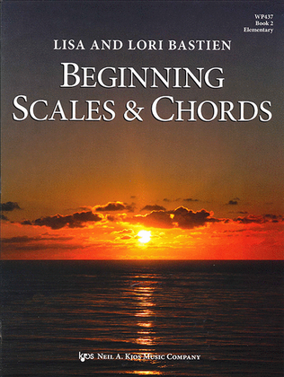 Book cover for Beginning Scales and Chords, Book 2