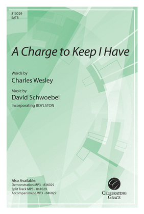 Book cover for A Charge to Keep I Have