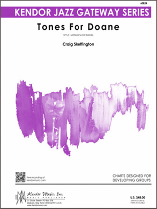 Tones For Doane (Full Score)