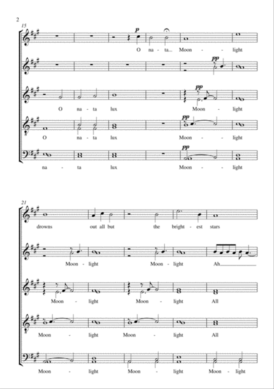 De Lumine De Lumine 4-Part scores gallery preview page 2