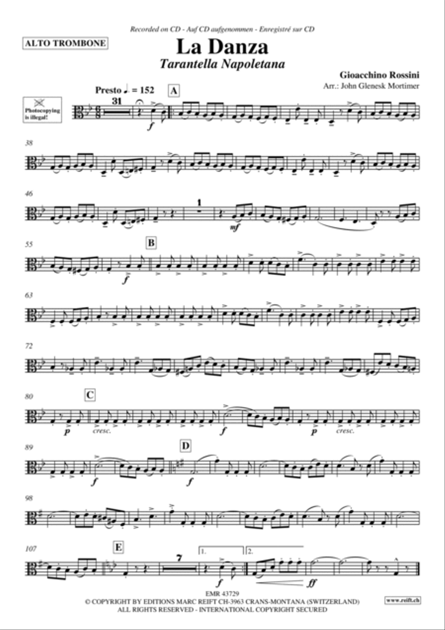 La Danza Piano Accompaniment scores gallery preview page 2