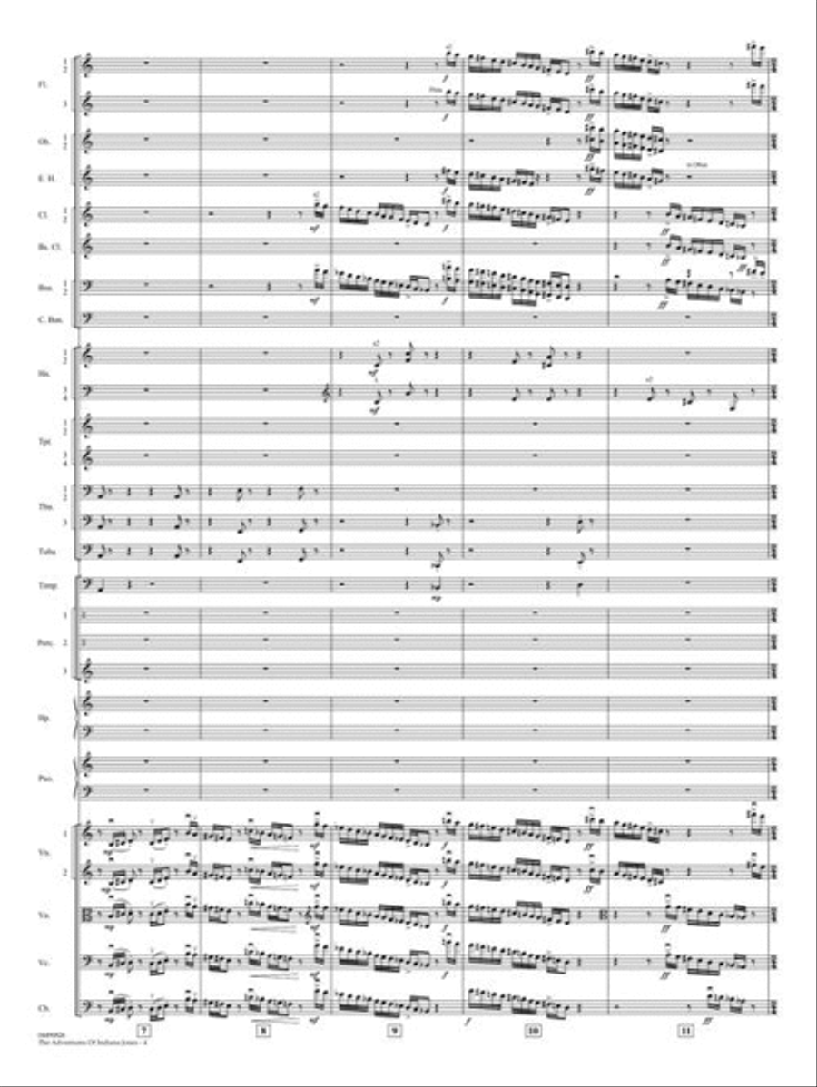 The Adventures of Indiana Jones Full Orchestra scores gallery preview page 5