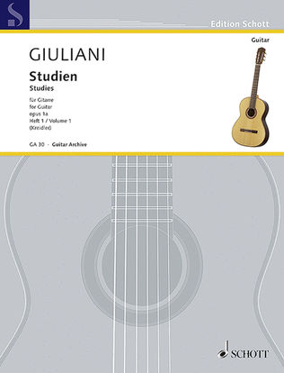 Book cover for Studies for Guitar