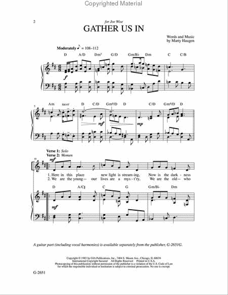 Gather Us In 3-Part scores gallery preview page 2