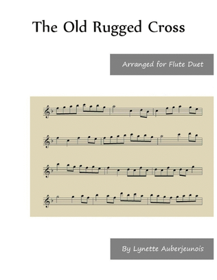 Book cover for The Old Rugged Cross - Flute Duet