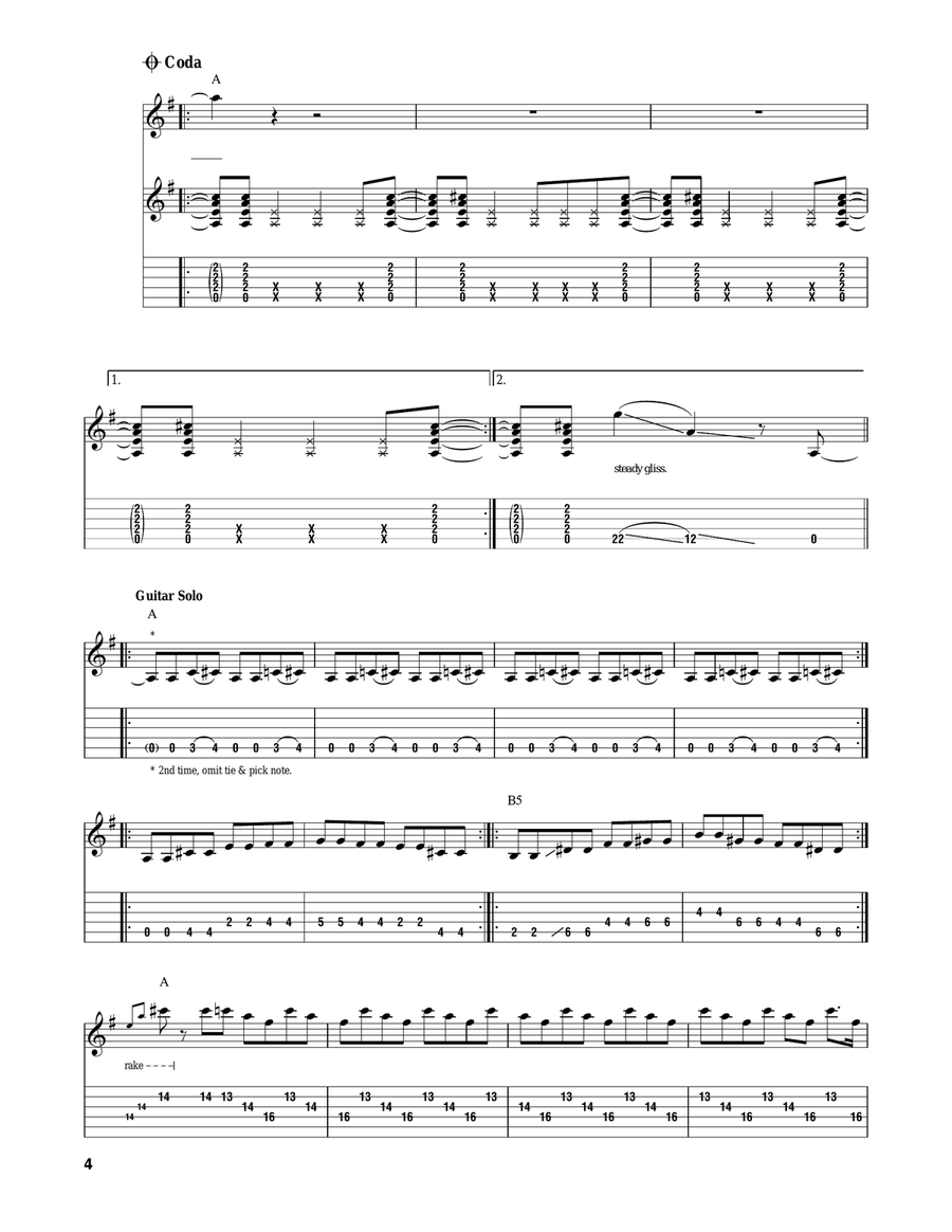 Let There Be Rock Acoustic Guitar scores gallery preview page 4