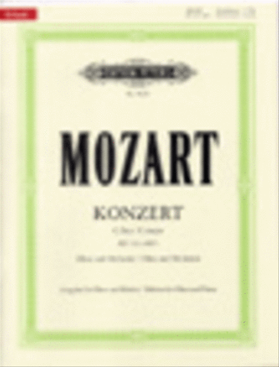 Oboe Concerto in C K314 (285d) (Edition for Oboe and Piano) Piano Accompaniment scores gallery preview page 1