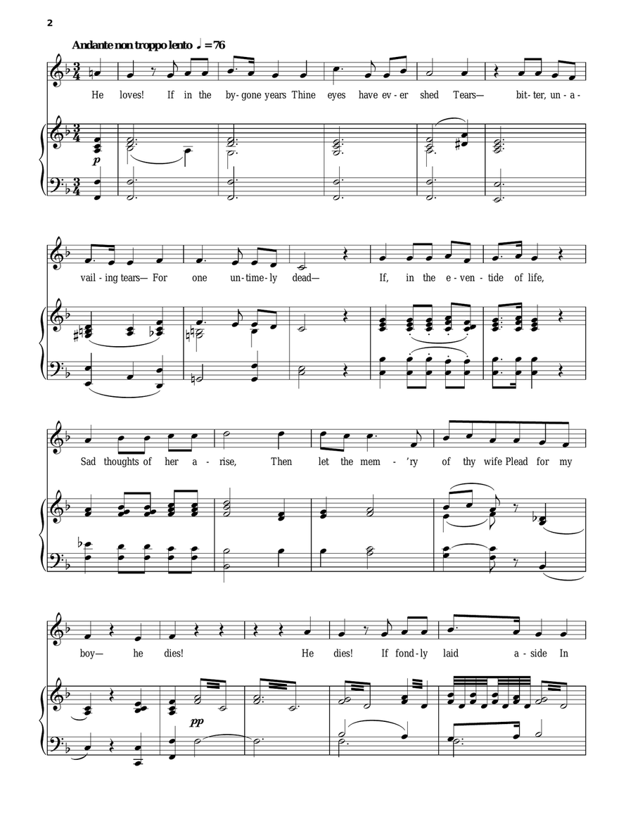 My Lord, A Suppliant At Your Feet Piano Solo scores gallery preview page 2
