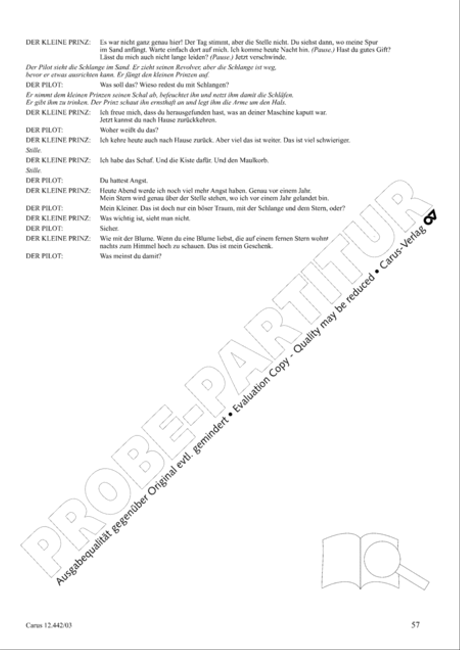 Der kleine Prinz 3-Part scores gallery preview page 59