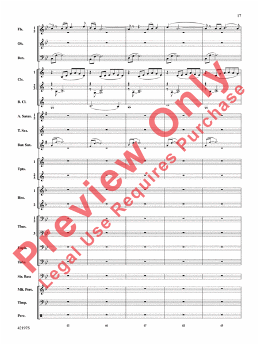 Carrickfergus Carrickfergus Concert Band scores gallery preview page 18