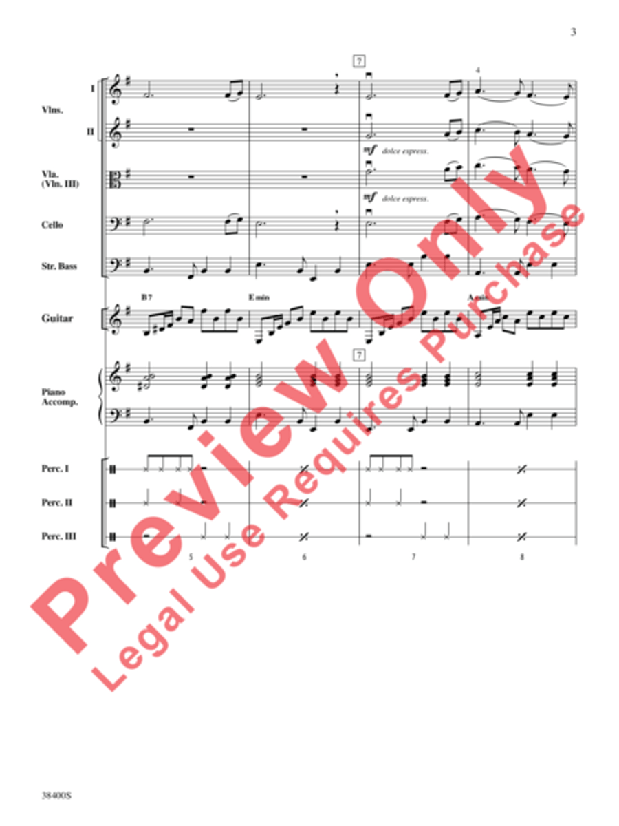 Canción del Amor String Orchestra scores gallery preview page 5