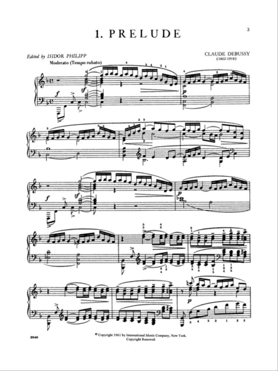 Suite Bergamasque. Complete Piano Solo scores gallery preview page 2