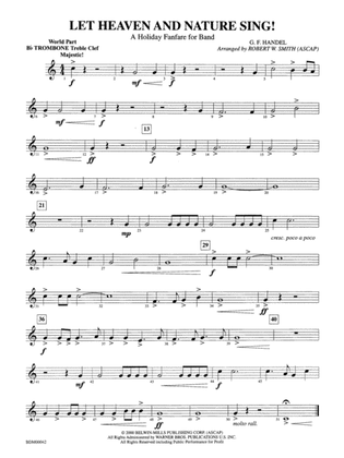 Let Heaven and Nature Sing!: WP 1st B-flat Trombone T.C.
