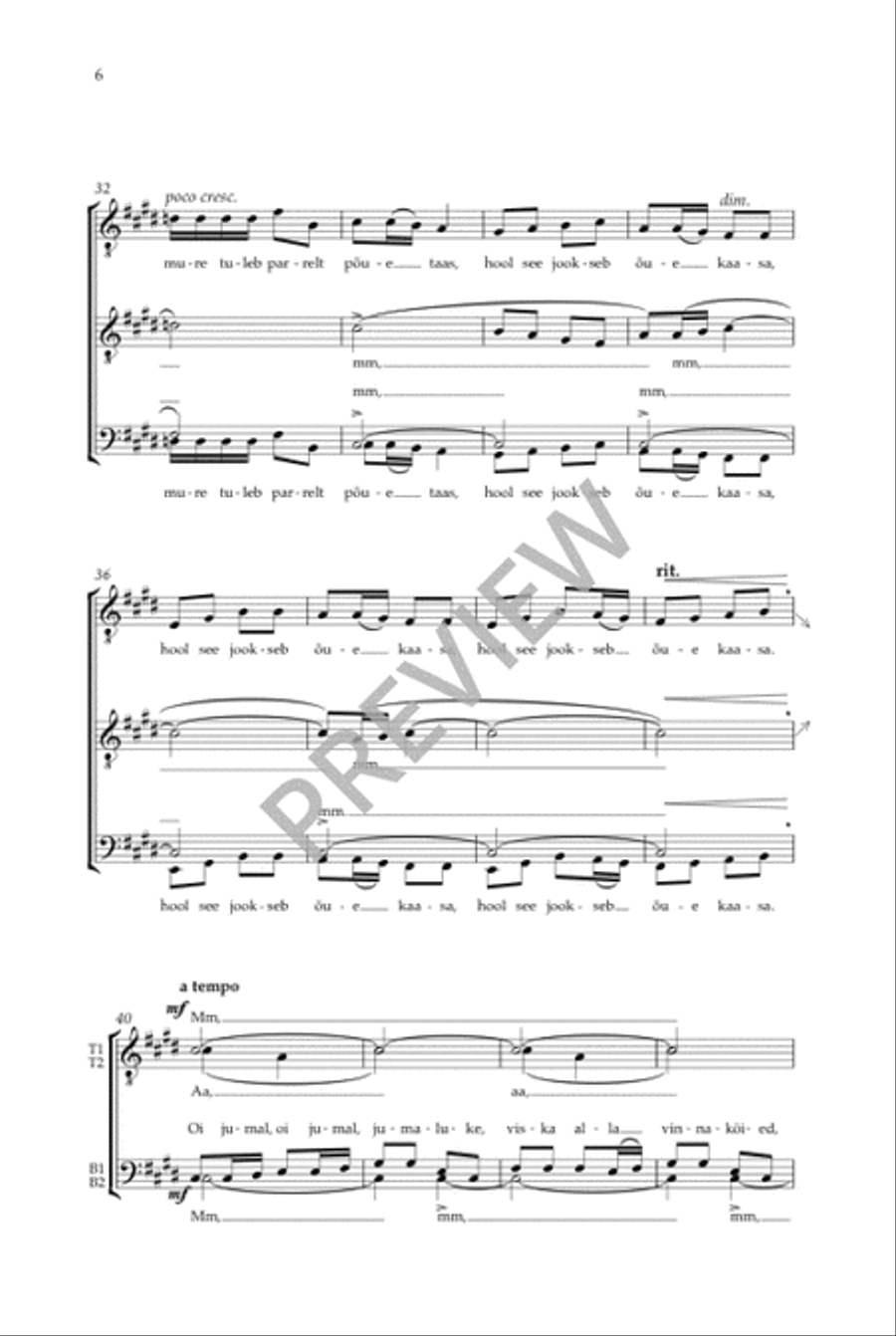 Teomehe-laul Teomehe-laul TTBB scores gallery preview page 7