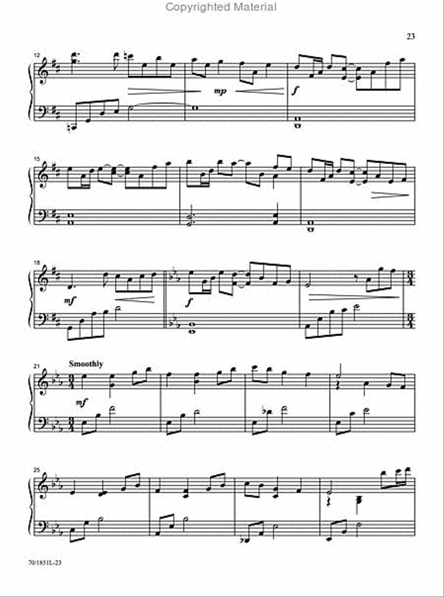 Hymn Tunes A to Z Piano Solo scores gallery preview page 5