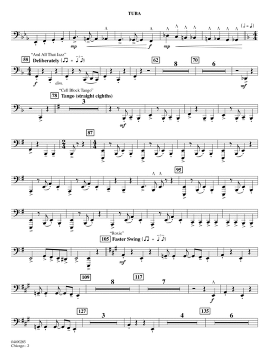 Chicago (arr. Ted Ricketts) - Tuba
