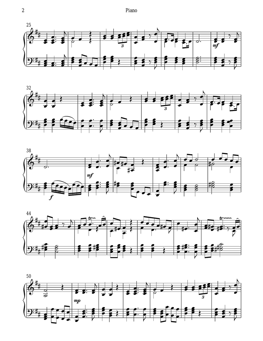 Lascia Ch'io Pianga - From Opera 'Rinaldo' - G.F. Handel ( Mezzo-Soprano and Piano) Mezzo-Soprano Voice scores gallery preview page 5