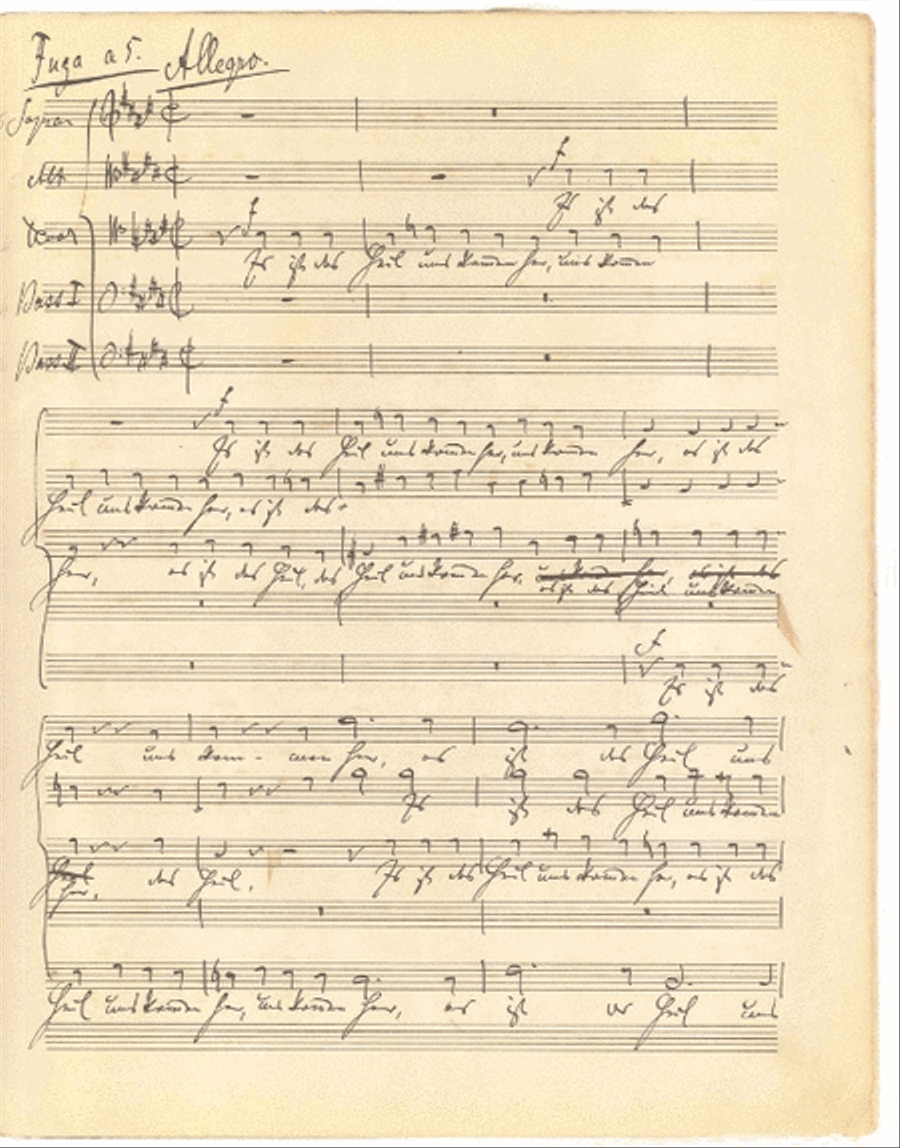 Motet Op. 29, No. 1 Motet Op. 29, No. 1 Piano Solo scores gallery preview page 3