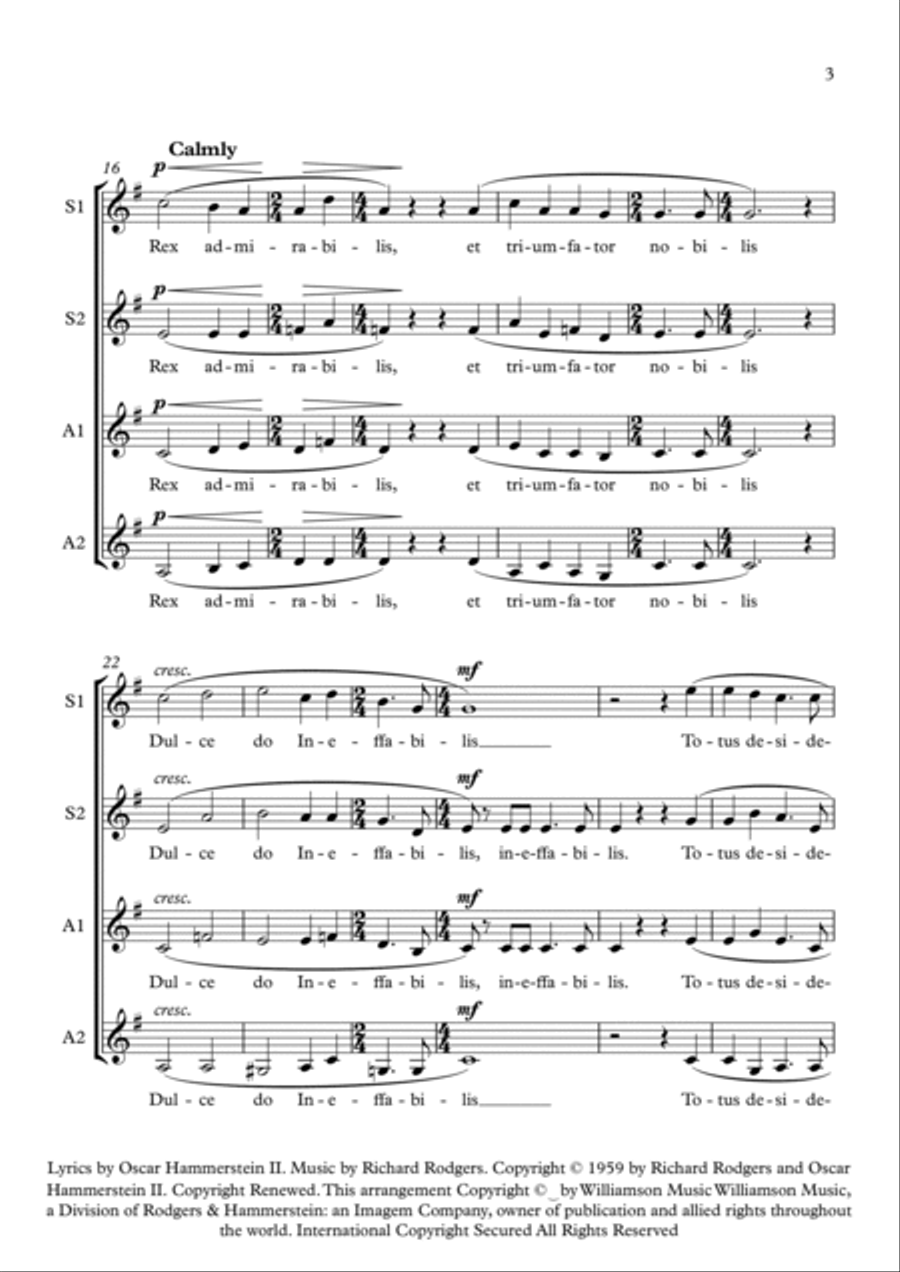 Morning Hymn And Alleluia SSAA scores gallery preview page 3