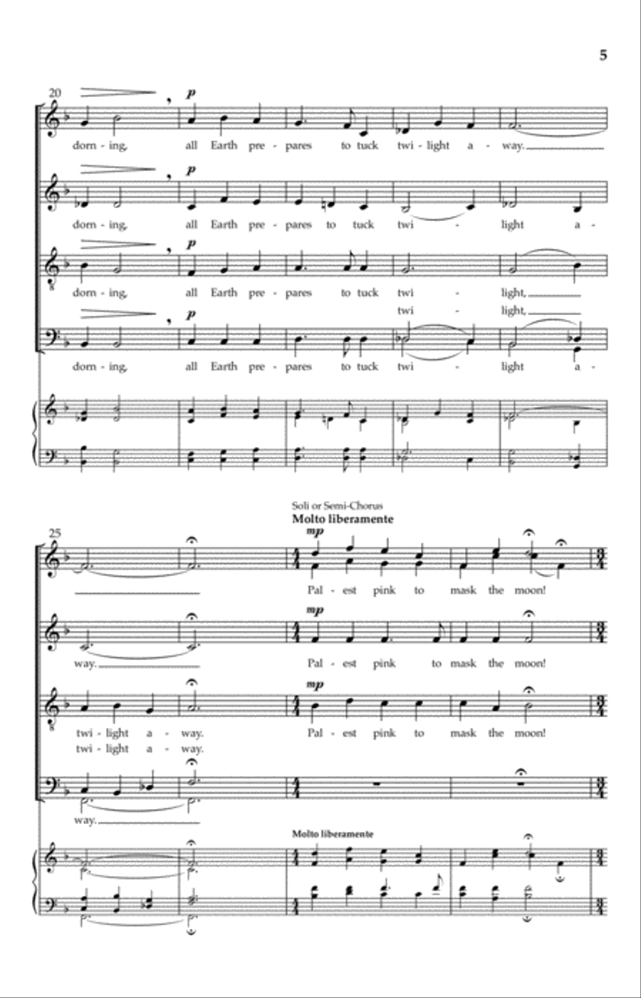 Sunrise Carol 4-Part scores gallery preview page 5