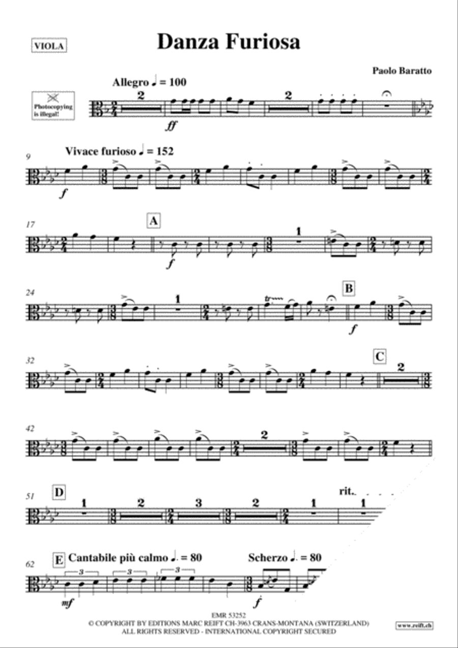 Danza Furiosa Piano Accompaniment scores gallery preview page 3