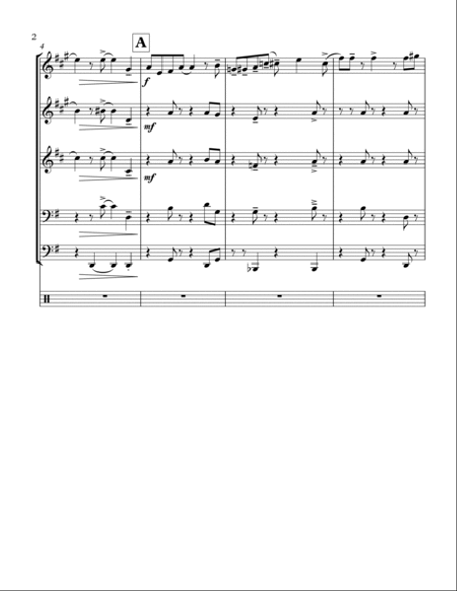 The Pearls Brass Ensemble scores gallery preview page 2