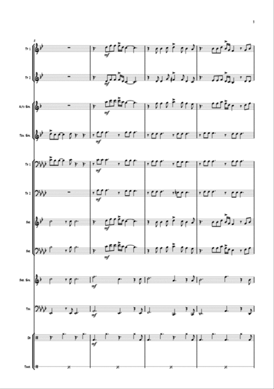 Cryin' Cryin' Tenor Saxophone scores gallery preview page 4
