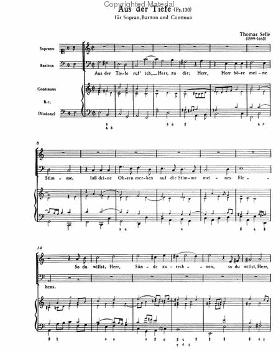 Form the deep (Aus der Tiefe) Choir scores gallery preview page 2