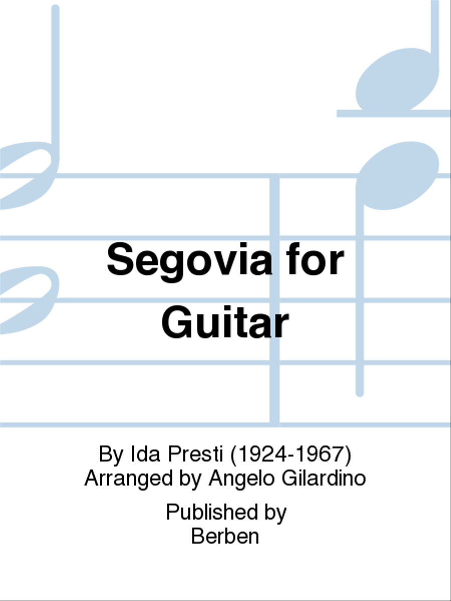 Segovia For Guitar Segovia For Guitar School and Community scores gallery preview page 1