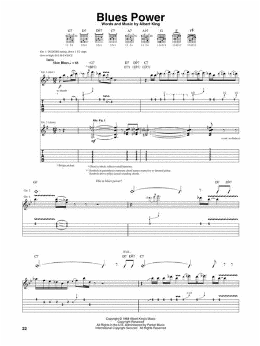 The Very Best of Albert King Electric Guitar scores gallery preview page 8