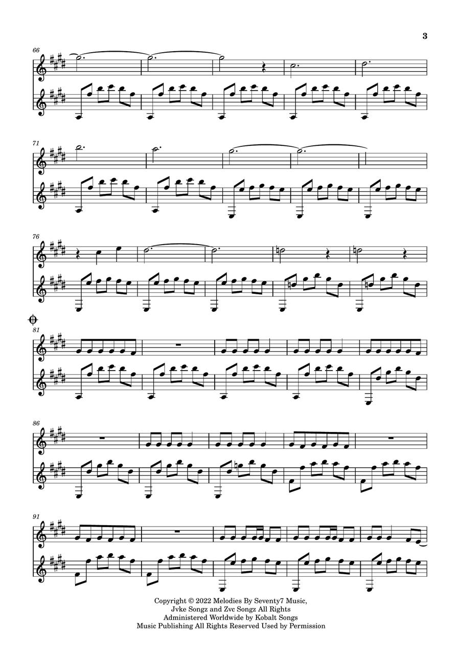 Golden Hour Golden Hour Acoustic Guitar scores gallery preview page 4