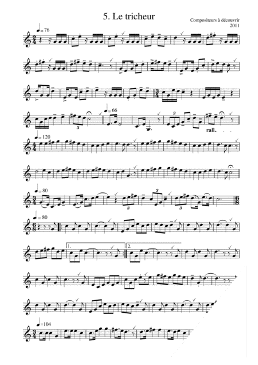 Les 4 Saisons Alphorn scores gallery preview page 12